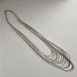 Native Sterling Silver Multi-Strand Necklace